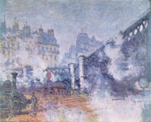Monet, Claude: Die Europabr�cke Bahnhof Saint Lazare in Paris