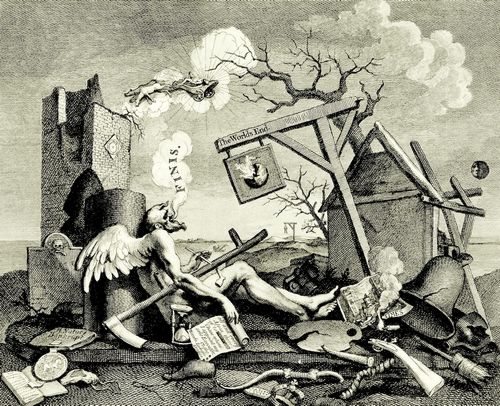 Hogarth, William: Schlussst�ck, oder Die Plattheit