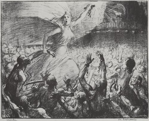 Steinlen, Theophile Alexandre: Die Freiheit