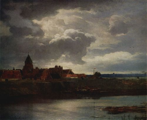 Achenbach, Andreas: Landschaft mit Fluss