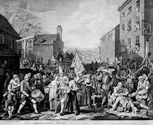 Hogarth, William: Der Marsch nach Finchley