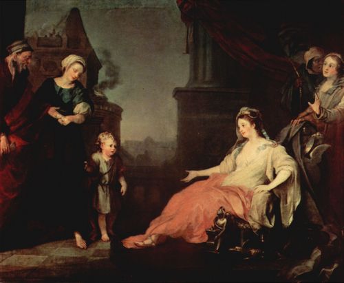 Hogarth, William: Moses vor der Tochter des Pharao's