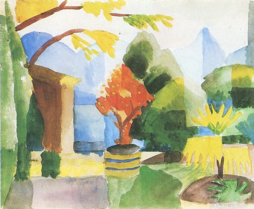 Macke, August: Garten in Hilterfingen
