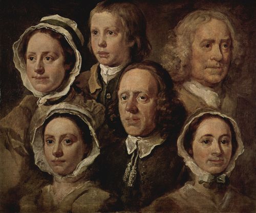 Hogarth, William: Die Dienstboten des Malers