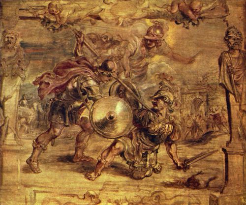 Rubens, Peter Paul: Achilles besiegt Hektor