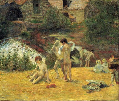 Gauguin, Paul: Badende bei der M�hle von Bois d'Amour, Pont-Aven