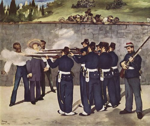 Manet, Edouard: Erschie�ung Kaiser Maximilians von Mexiko