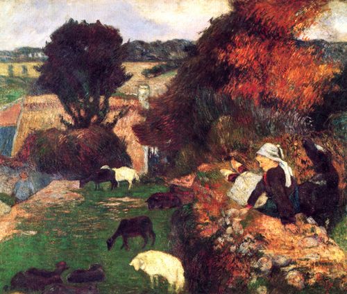 Gauguin, Paul: Bretonische Sch�ferin