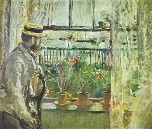 Morisot, Berthe: Eug�ne Manet auf der Isle of Wight