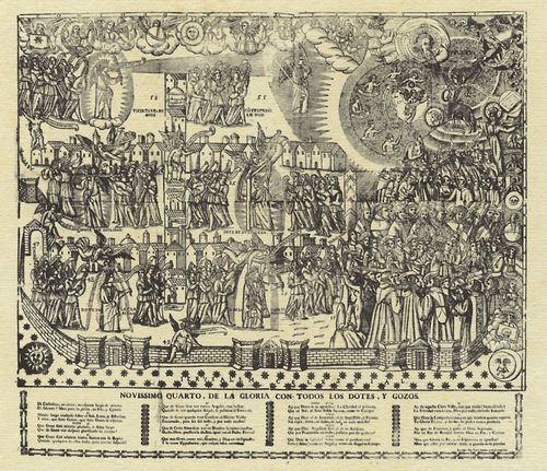 Abadal, Pere: Illustration zum »Buch von den vier letzten Dingen« des Karth�userm�nchs Dionysius, Viertens: Das Paradies
