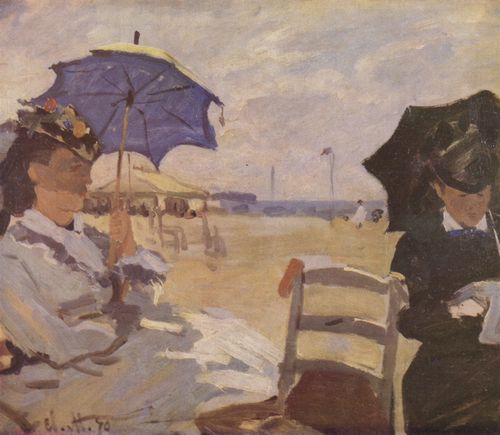 Monet, Claude: Am Strand von Trouville