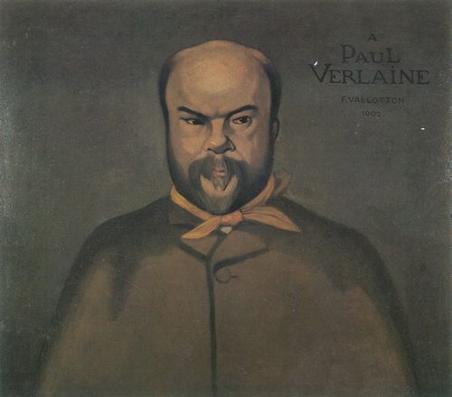 Vallotton, F�lix: Dekoratives Portr�t von Verlaine