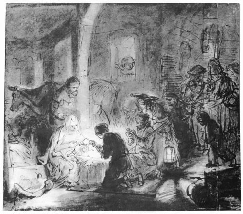 Rembrandt Harmensz. van Rijn: Anbetung der Hirten