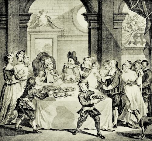 Hogarth, William: Sanchos Fest