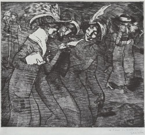 Steinlen, Theophile Alexandre: Der Brief