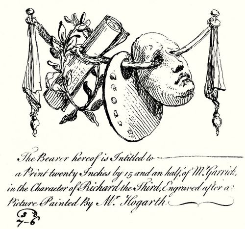 Hogarth, William: Maske und Palette