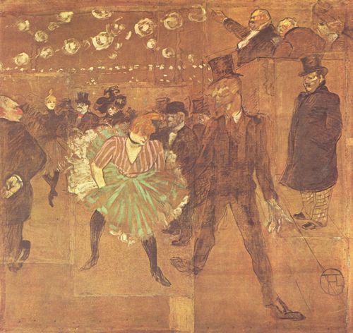 Toulouse-Lautrec, Henri de: Ball im Moulin Rouge (La Goulue uns Valintin-le-D�soss�)