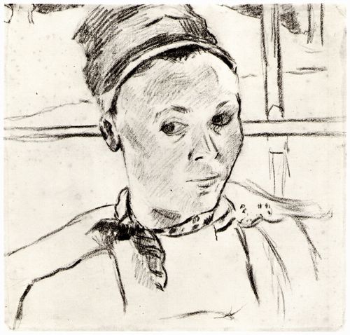 Gauguin, Paul: Kopf einer Bretonin