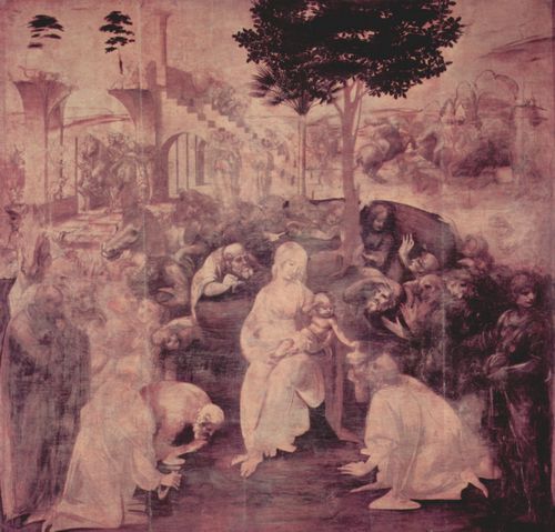 Leonardo da Vinci: Die Anbetung der Hl. Drei K�nige