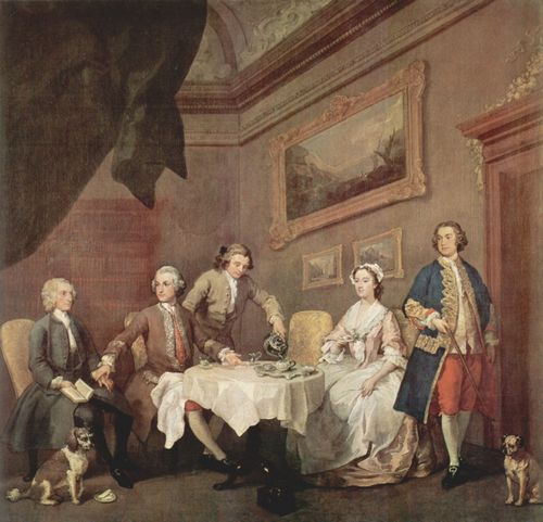 Hogarth, William: Familie Strode, Familienportr�t
