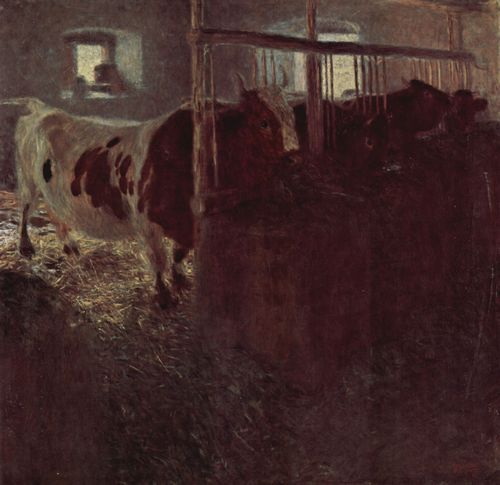 Klimt, Gustav: K�he im Stall