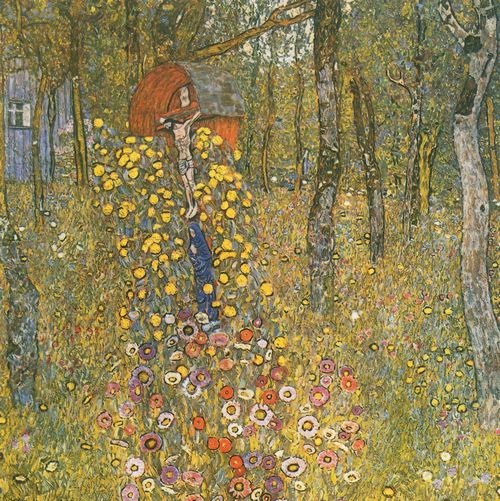 Klimt, Gustav: Bauerngarten mit Kruzifix