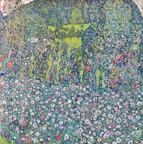 Klimt, Gustav: Gartenlandschaft mit Bergkuppe