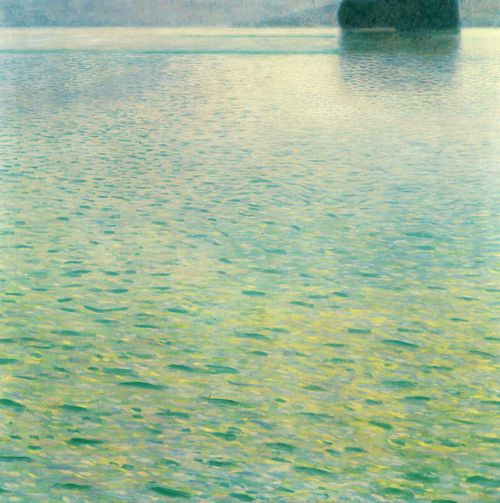 Klimt, Gustav: Insel im Attersee