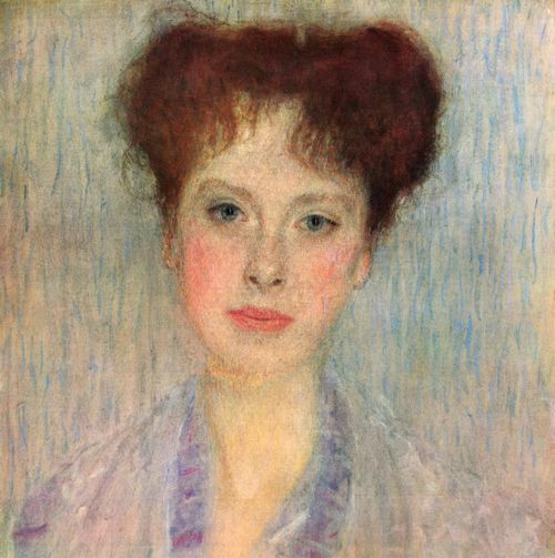 Klimt, Gustav: Bildnis Gertha Fers�v�nyi (Detail)