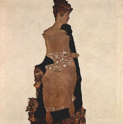 Schiele, Egon: Portr�t der Gertrude Schiele
