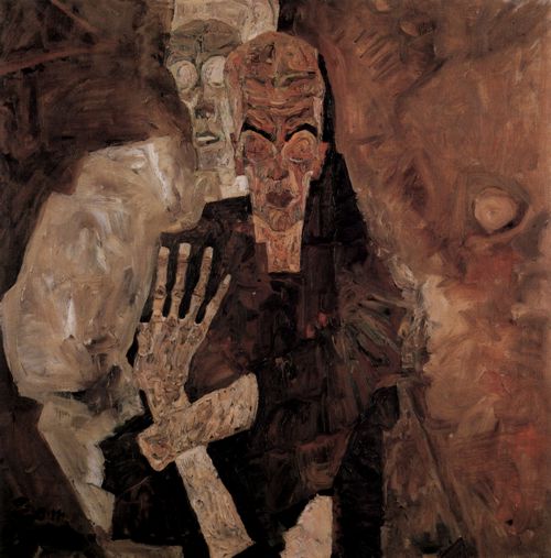 Schiele, Egon: Selbstseher oder Tod und Mann