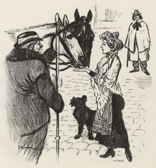 Steinlen, Theophile Alexandre: Arbeitstiere