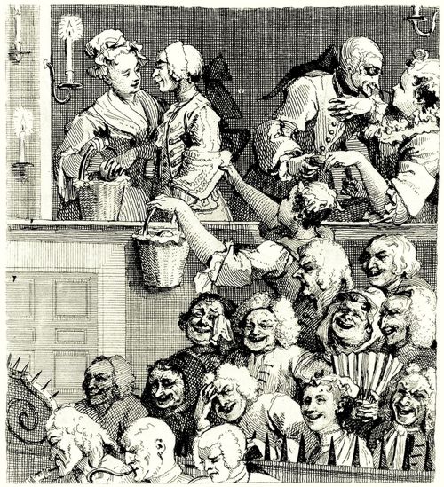 Hogarth, William: Das lachende Publikum