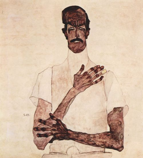 Schiele, Egon: Portr�t des Erwin von Graff