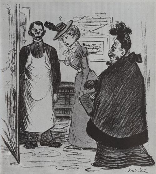 Steinlen, Theophile Alexandre: Gil Blas, Titel nicht zuzuordnen
