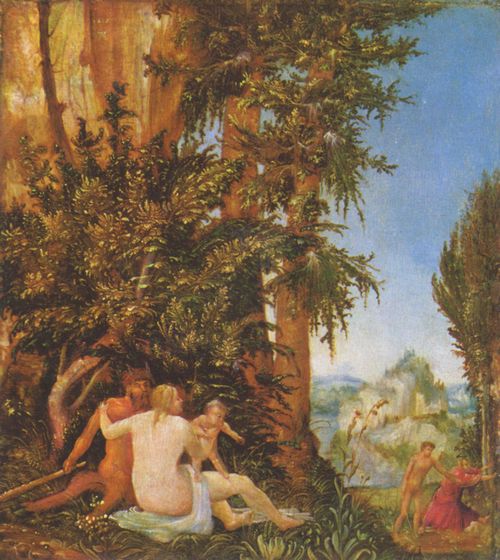 Altdorfer, Albrecht: Landschaft mit Satyrfamilie