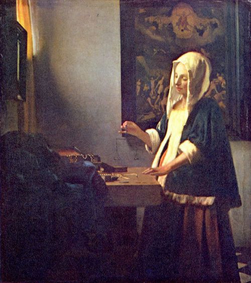Vermeer van Delft, Jan: Die Perlenw�gerin