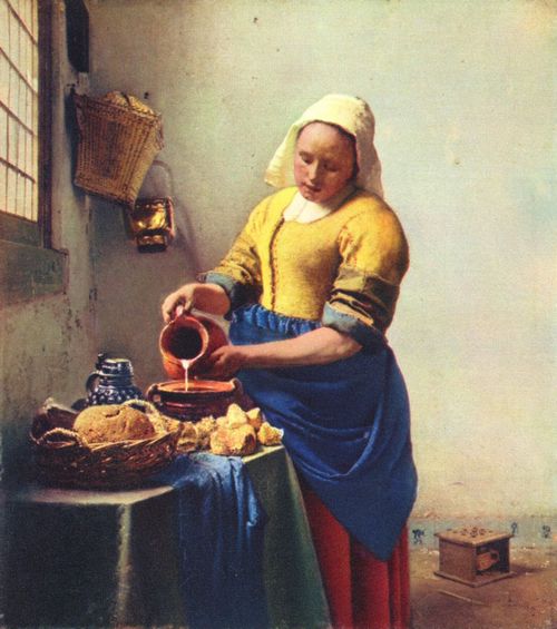 Vermeer van Delft, Jan: Milchausgie�ende Magd