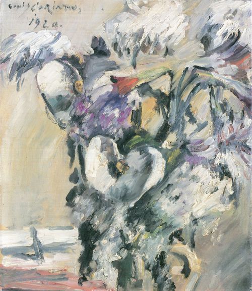 Corinth, Lovis: Chrysanthemen und Kalla