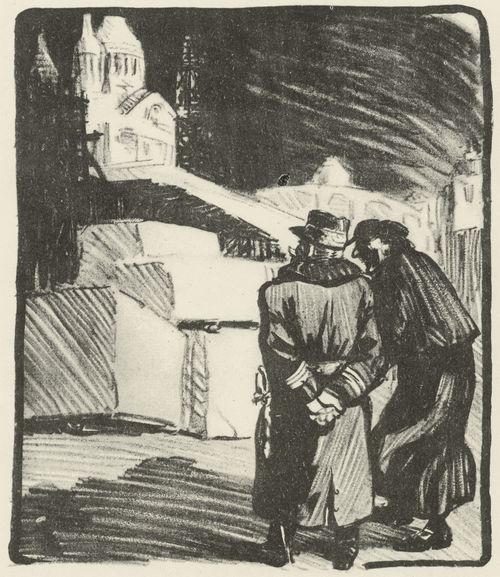Steinlen, Theophile Alexandre: Die neue Bastille