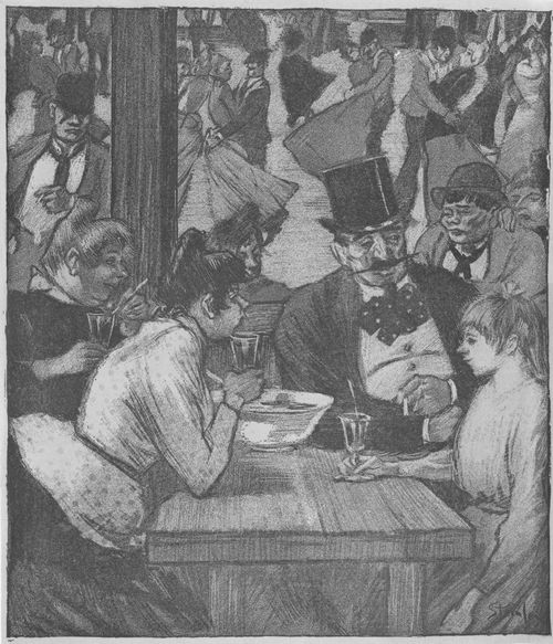 Steinlen, Theophile Alexandre: Gil Blas, Titel nicht zuzuordnen