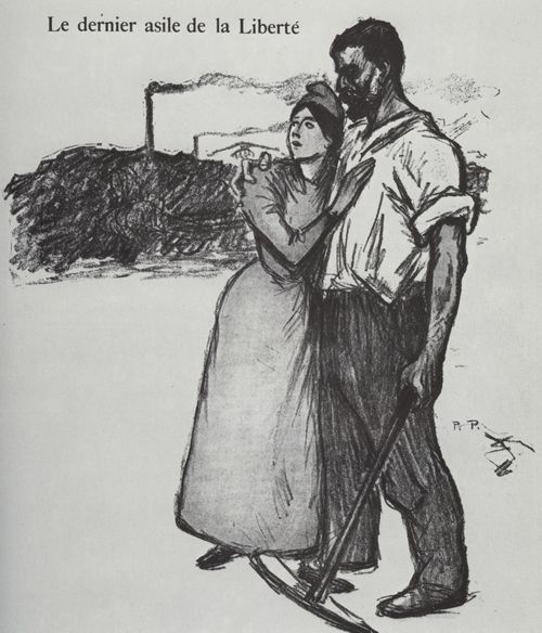 Steinlen, Theophile Alexandre: Die letzte Zuflucht der Freiheit
