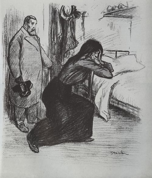 Steinlen, Theophile Alexandre: Gil Blas, Titel nicht zuzuordnen