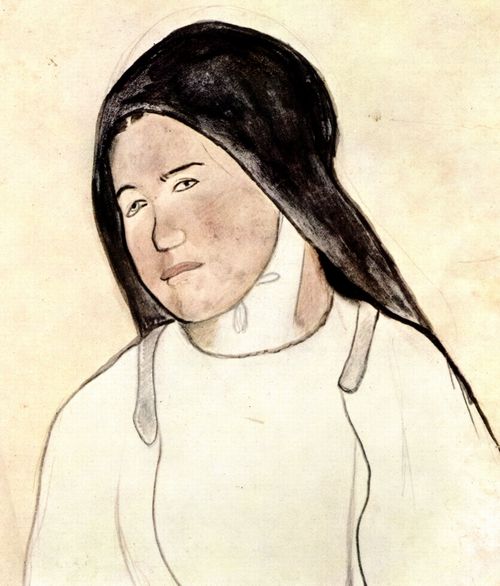Gauguin, Paul: Kopf eines Bauernm�dchens