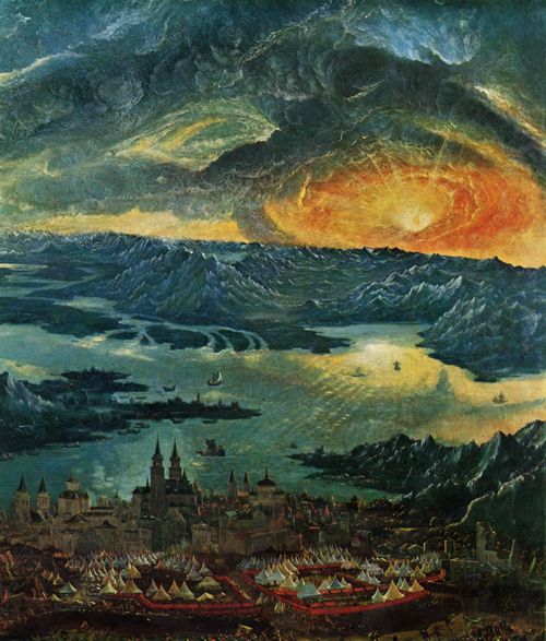 Altdorfer, Albrecht: Alexanderschlacht, Detail