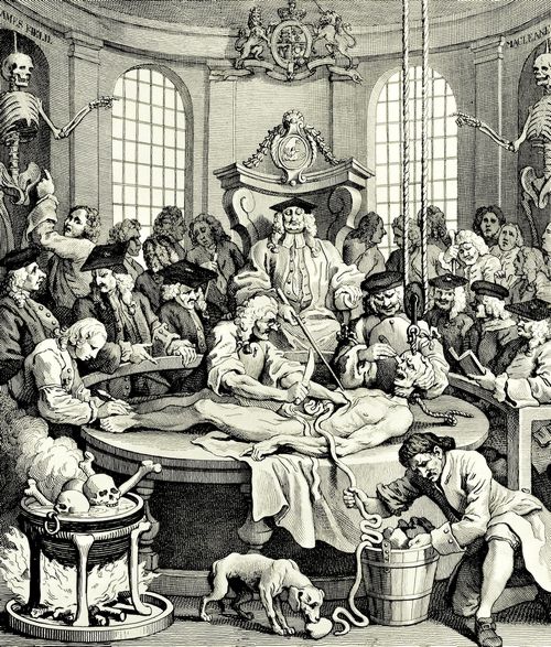 Hogarth, William: Folge »Die vier Stationen der Grausamkeit«, Lohn der Grausamkeit