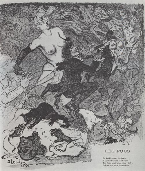 Steinlen, Theophile Alexandre: Gil Blas, Titel nicht zuzuordnen