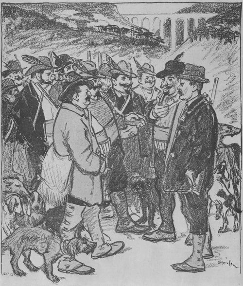 Steinlen, Theophile Alexandre: Gil Blas, Titel nicht zuzuordnen