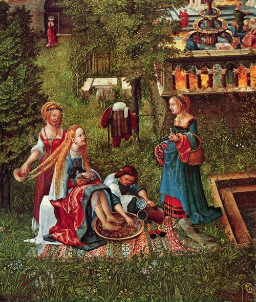 Altdorfer, Albrecht: Susanna im Bade, Detail