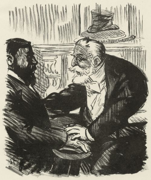 Steinlen, Theophile Alexandre: Im Elys�e